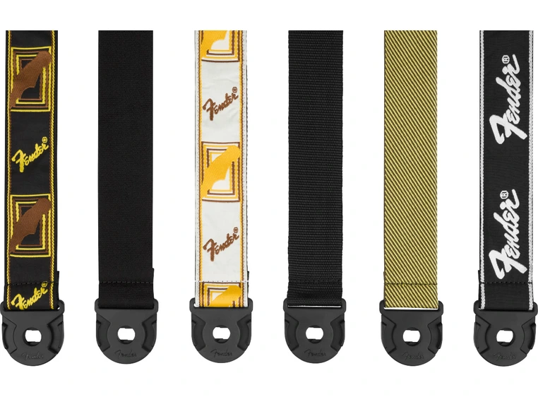 Fender Quick Grip Locking End Strap Black Polypro, 2" 