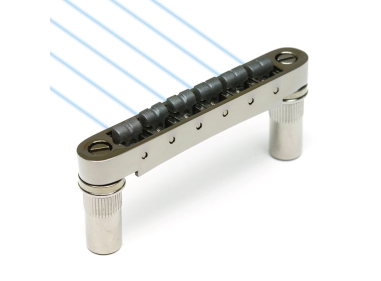 Graph Tech Ghost PN-8863-BN - Loaded ResoMax NV2 Bridge, 6 mm - Black Nickel 