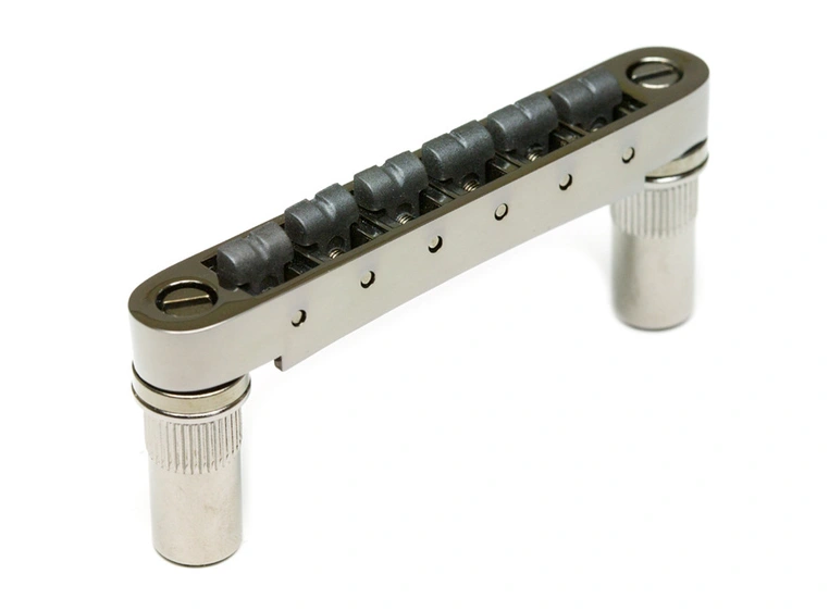 Graph Tech PS-8863-BN ResoMax NV2 Tune-O-Matic Bridge, Black Nickel 