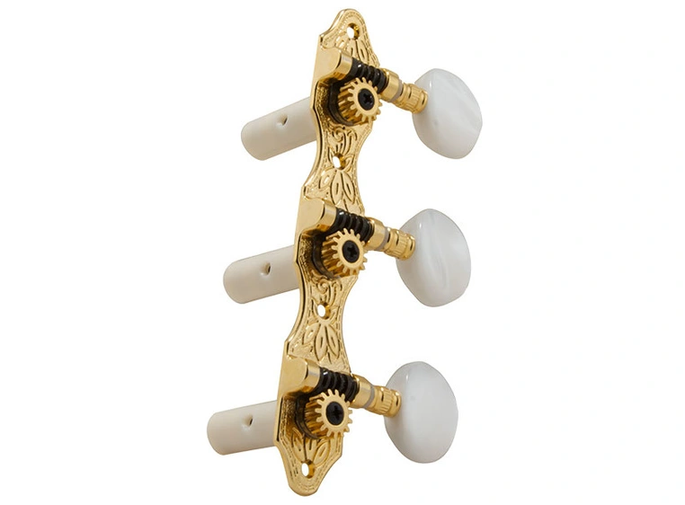 Grover 306G Deluxe Classic Guitar Machine Heads, 3+3 - Gold 