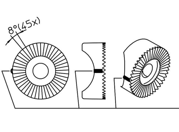 K&M 02-41-682-55 Locking disc Til K&M 18952 