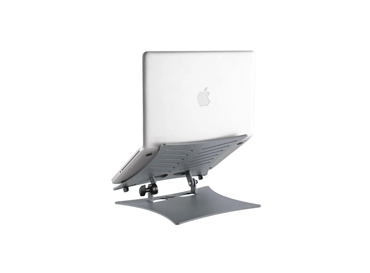 K&M 12197 Laptopstativ, grå 