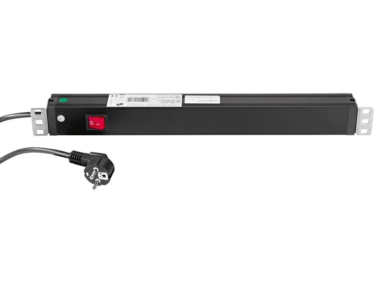 K&M 28672 19"-Power box 7 sockets 