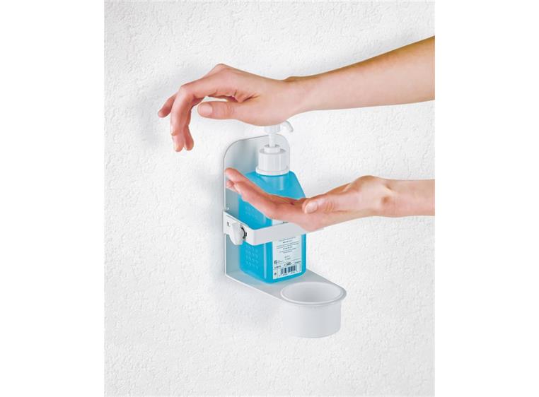 K&M 80330 Disinfectant holder, white