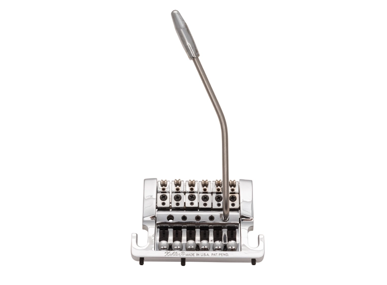 Kahler 2200 - Stud Mount Guitar Tremolo (Steel Cam / Steel Saddles) - Chrome 