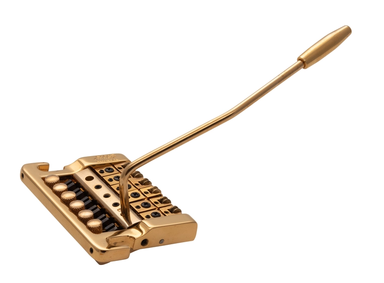 Kahler 2220 - Stud Mount Guitar Tremolo (Brass Cam / Brass Saddles) - Gold 