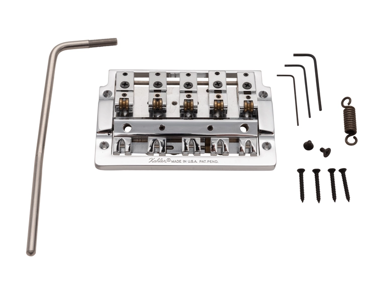 Kahler 2415-XW5 - 5-String Bass Tremolo with Extra Wide Rearward Saddles, Chrome 