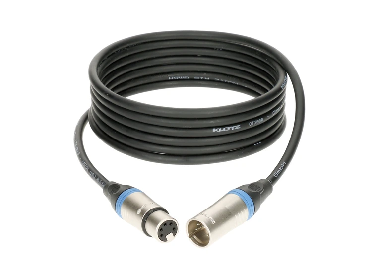 Klotz DMX KLOTZ XLR 5p 3 pins wired OT2000 black 10m 