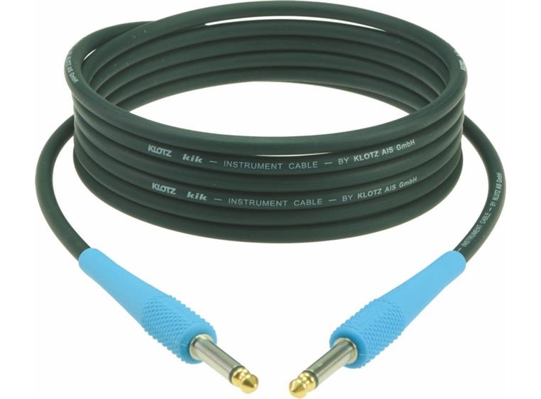 Klotz KIK Instr. Cable blue sleeves Jack 2p-Jack 2p,  3m
