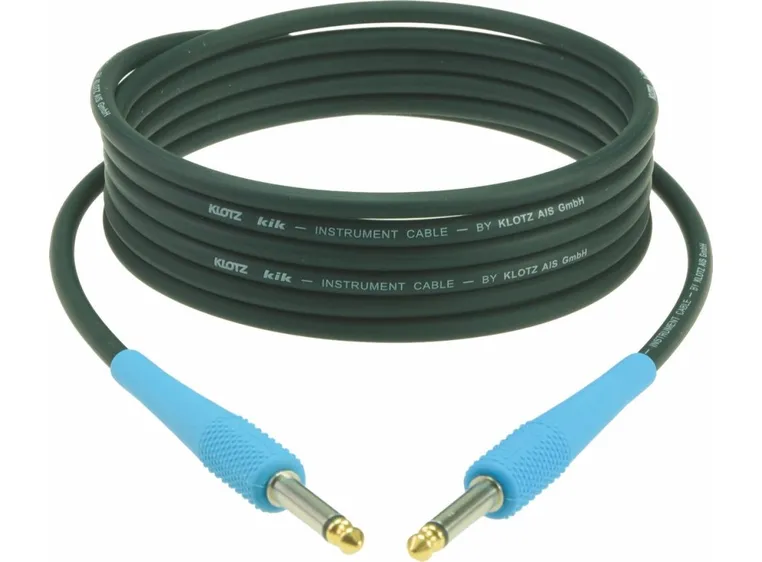 Klotz KIK Instr. Cable blue sleeves Jack 2p-Jack 2p,  3m 