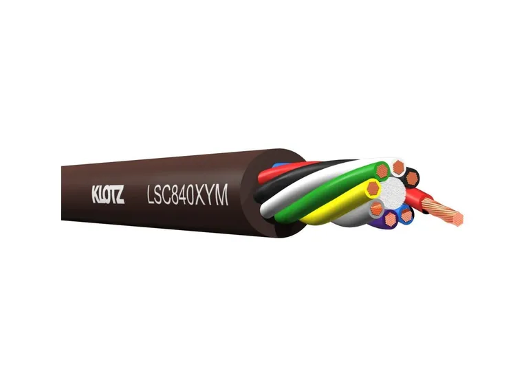 Klotz Multicore Speaker Cable eXtreme PVC 8x4mm2 Brown 30m 