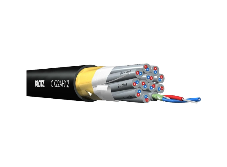 Klotz OmniFIX FRNC Eca high screen AES/EBU DMX 8x2x0,22mm2 