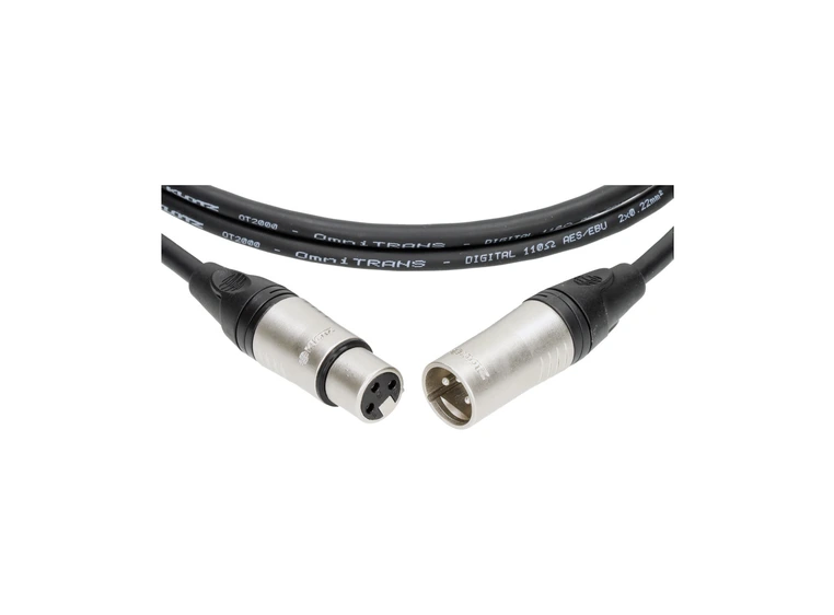 Klotz Pro AES/EBU Klotz XLR Double shield OT2000 Sort 3m 