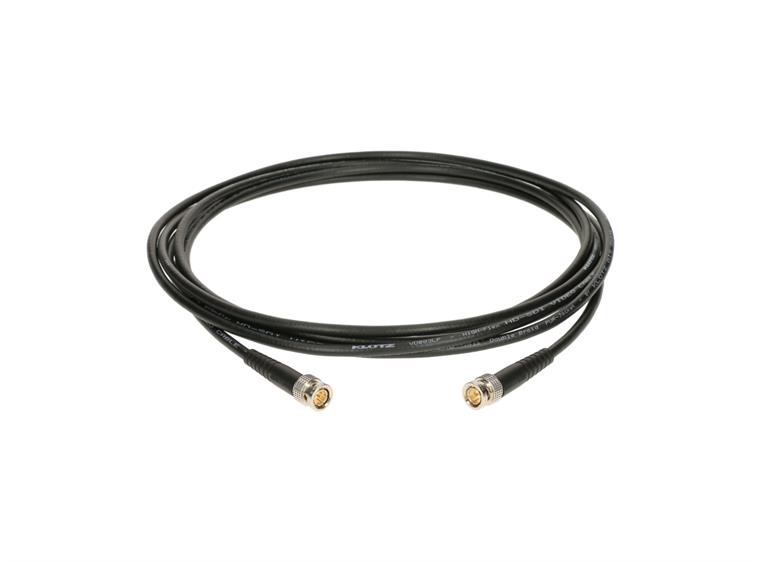 Klotz UHD/4K Plug D&H BNCProM/ProM Black Sleeve Cable 0,3m