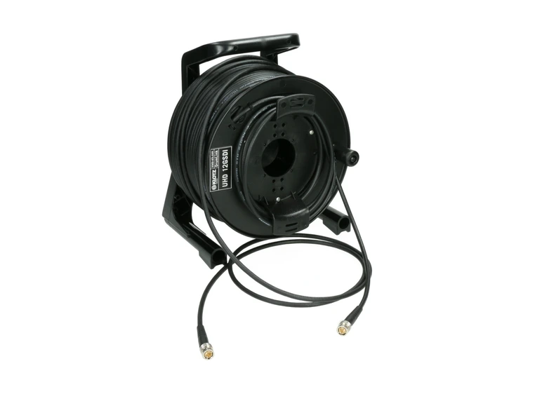 Klotz UHD/4K Plug D&H BNCProM/ProM Video Cable Drum 50m 