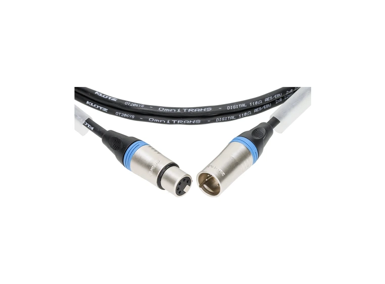 Klotz pro dmx lead LX3 bk 2m 