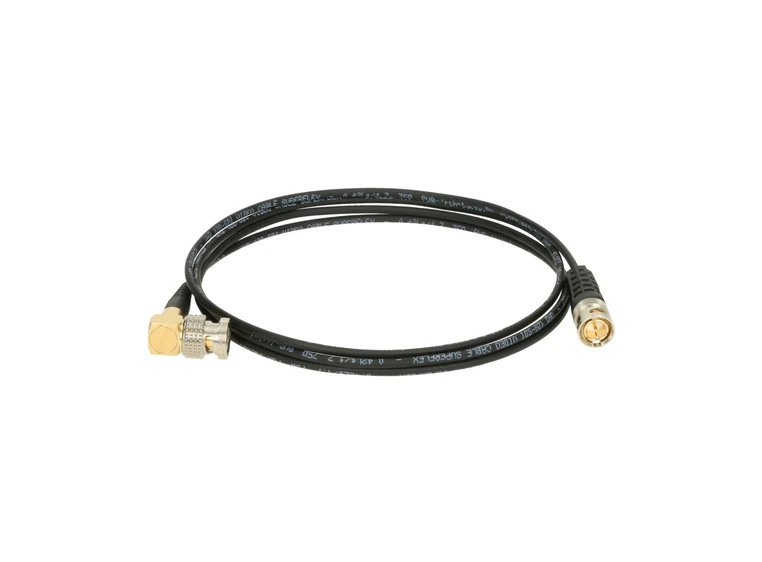 Klotz ultra thin Flex angled patch UHD 12G PUR Black 3m 