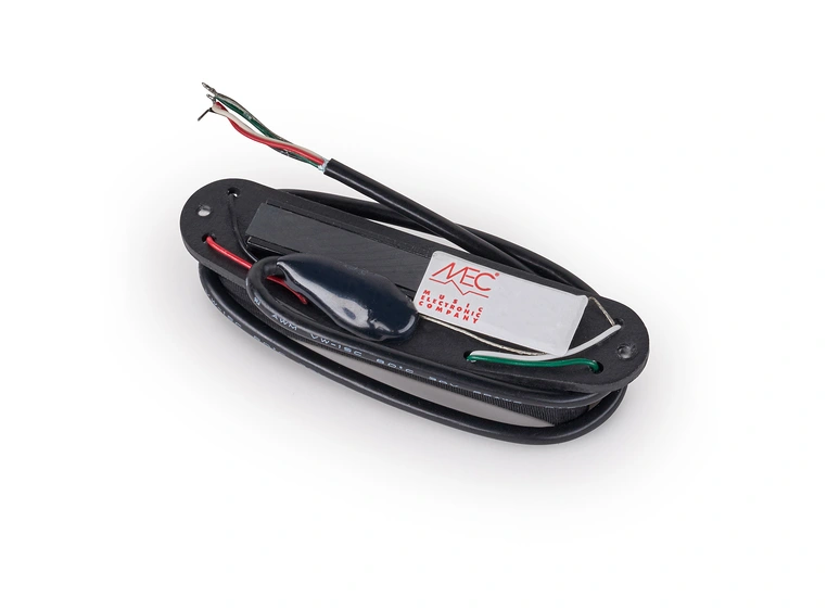 MEC Blade Design S-Style Humbucker Guitar Pickup, Open Bobbin - Chrome 