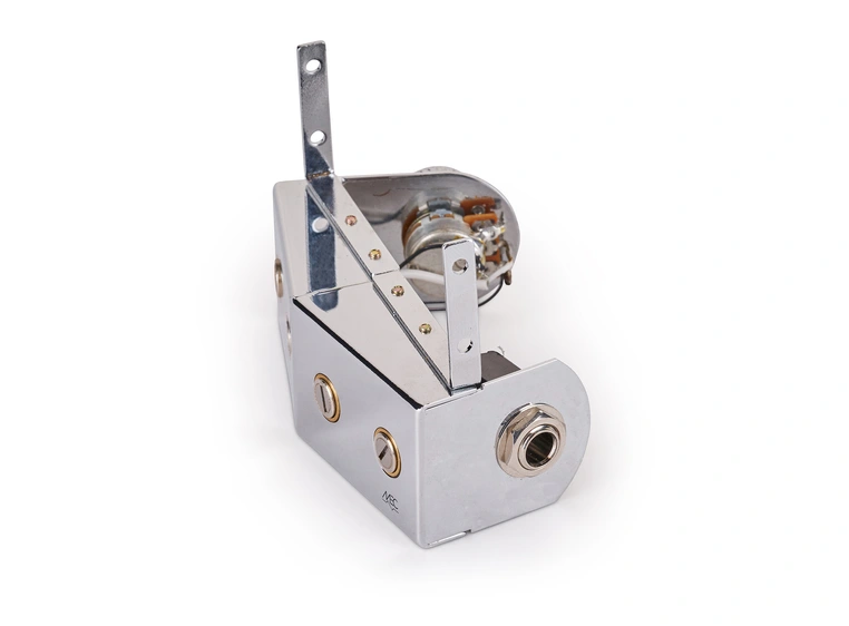 MEC Magnetic Upright-Bass Pickup with Volume Knob and 6.3 mm Jack Socket 