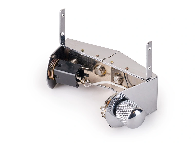 MEC Magnetic Upright-Bass Pickup with Volume Knob and 6.3 mm Jack Socket 