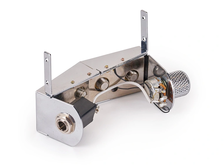 MEC Magnetic Upright-Bass Pickup with Volume Knob and 6.3 mm Jack Socket 