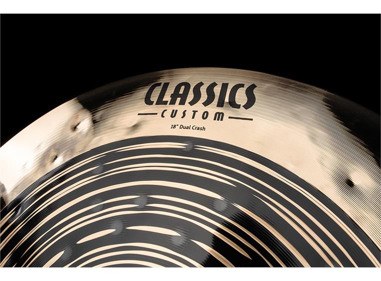 Meinl Cymbals CC18DUC Meinl 18 Classics Custom Dual Crash"