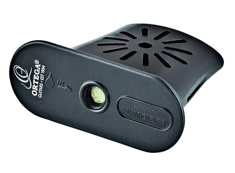 Ortega HUMIUK-BK Soundhole Ukulele Humidifier, Black 