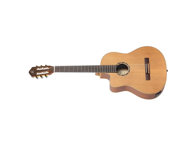 Ortega RCE131SN-L Klassisk gitar 4/4 Størrelse, med mik, Slim neck, Lefthand 