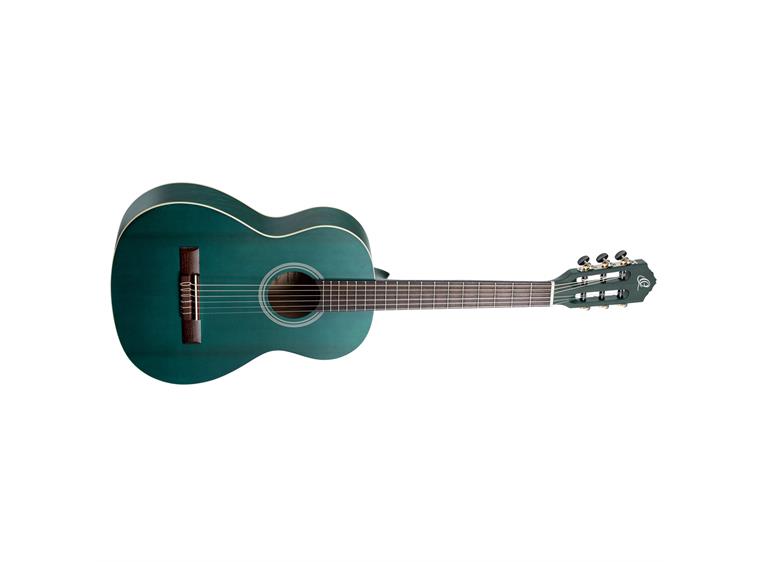 Ortega RST5M-3/4OC Klassisk gitar 3/4 Størrelse, Satin Ocean Blue