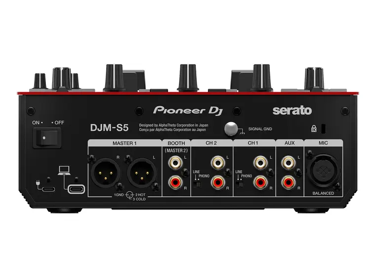Pioneer DJ DJM-S5 To-kanals battle-mixer for Serato DJ 