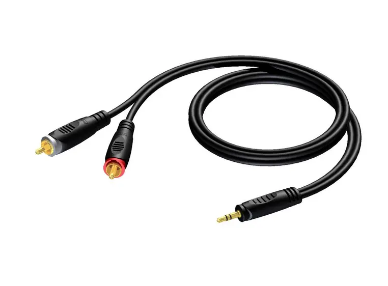 Procab CLA711/15 minijack-2x Rca 15m 