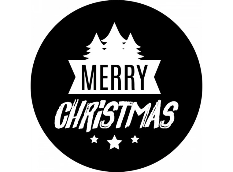 Prolights Gobo xmas Typo Greetings 10 G size, Black and white 