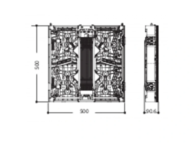Prolights OMEGAX26BE LED Skjerm Innendørs, 2.6mm, 1000nit 