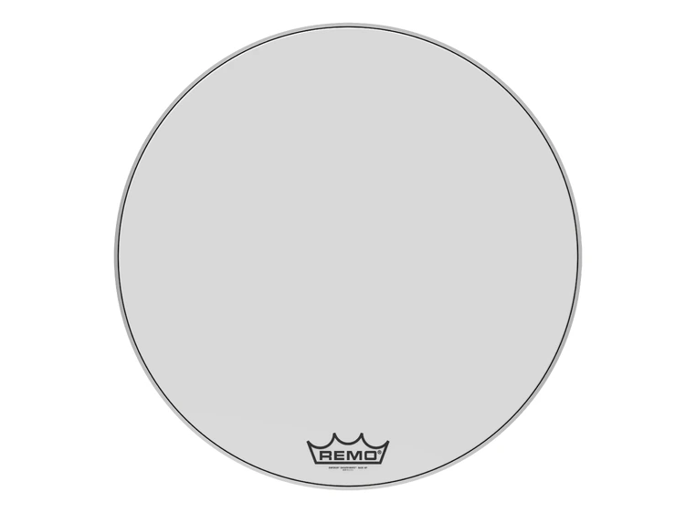 Remo BB-1232-MP- Emperor Smooth White Crimplock Bass Drumhead, 32" 