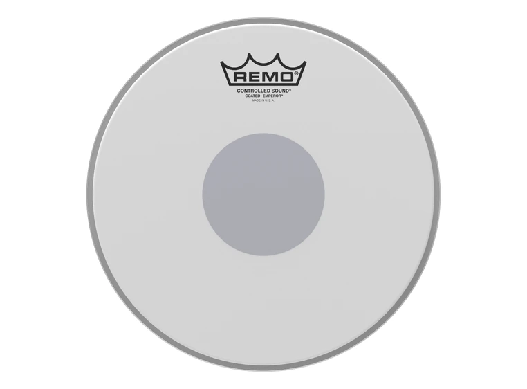 Remo BE-0110-10- Emperor Coated Bottom Black Dot, 10" 
