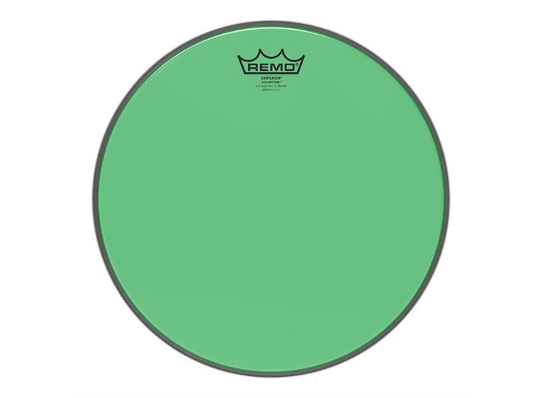 Remo BE-0313-CT-GN Emperor Colortone Green Drumhead, 13"