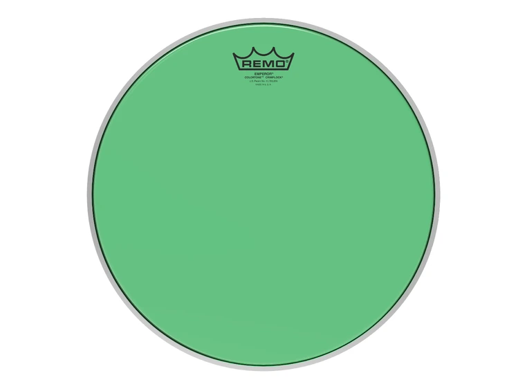 Remo BE-0314-CT-GNMP Emperor Colortone Crimplock Green Tenor, Drumhead 14" 