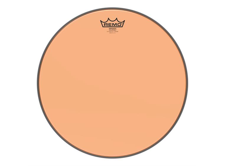 Remo BE-0315-CT-OG Emperor Colortone Orange Drumhead, 15"