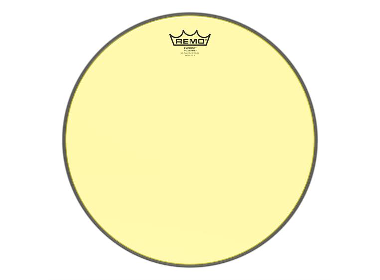 Remo BE-0315-CT-YE Emperor Colortone Yellow Drumhead, 15"