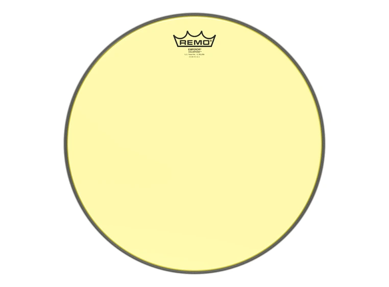 Remo BE-0315-CT-YE Emperor Colortone Yellow Drumhead, 15" 