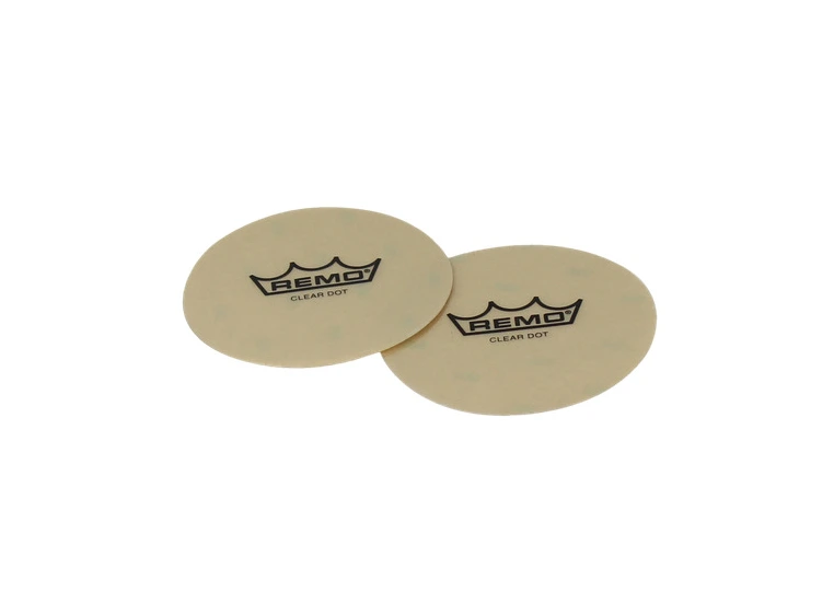 Remo HK-6207-02 Sound Control Clear Dot Patch - 2 Pack, 7" 