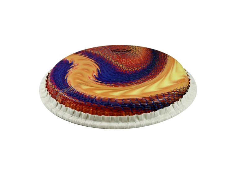 Remo M7-1175-S6-SD004 Tucked Skyndeep Congaskinn Serpentine Day, 11.75" 