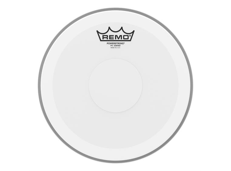 Remo P4-0110-C2- Powerstroke P4 Coated Top Clear Dot, 10"