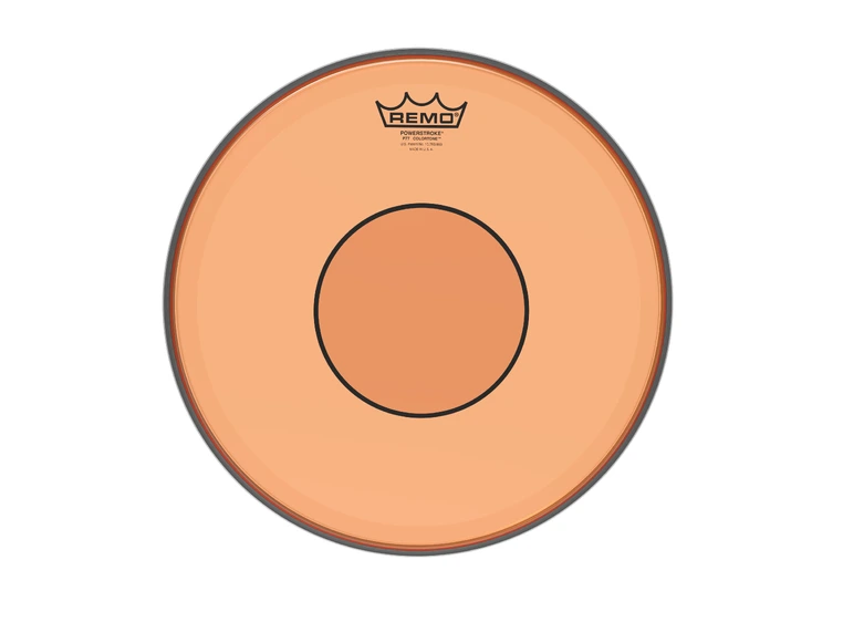 Remo P7-0314-CT-OG Powerstroke 77 Colortone Orange Drumhead, 14" 