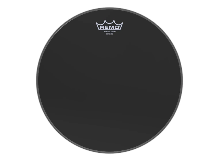 Remo SA-0413-TD- Ambassador Ebony Snare Side No Collar Drumhead, 13" 