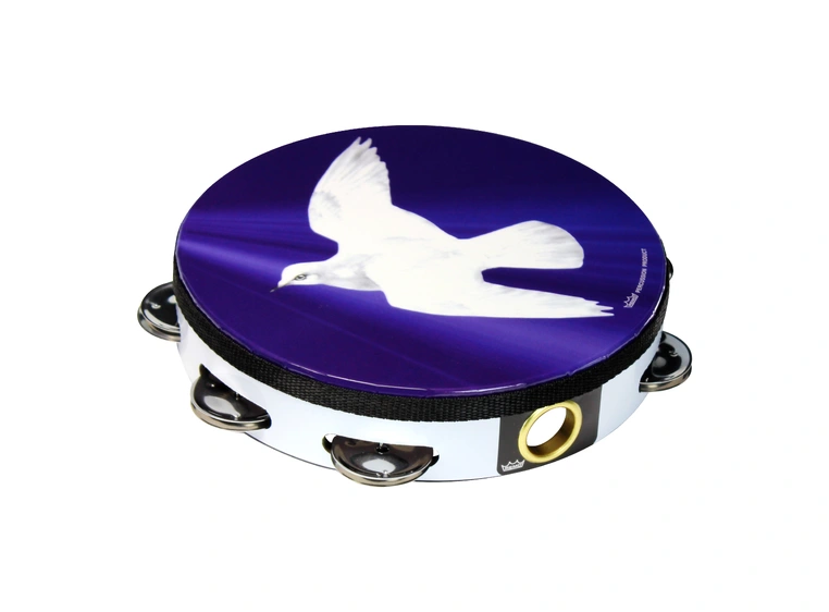 Remo TA-9108-18- Praise Tambourine Religious Dove, 8" 