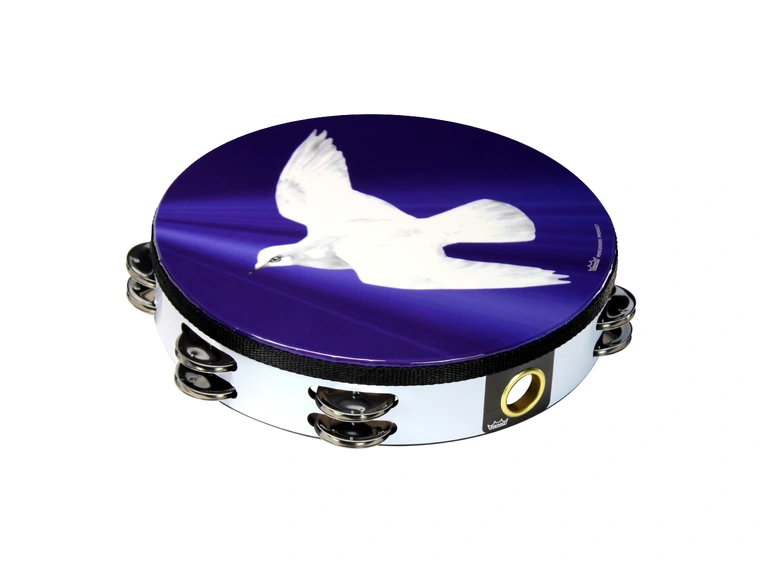 Remo TA-9210-18- Praise Tambourine Religious Dove, 10" 