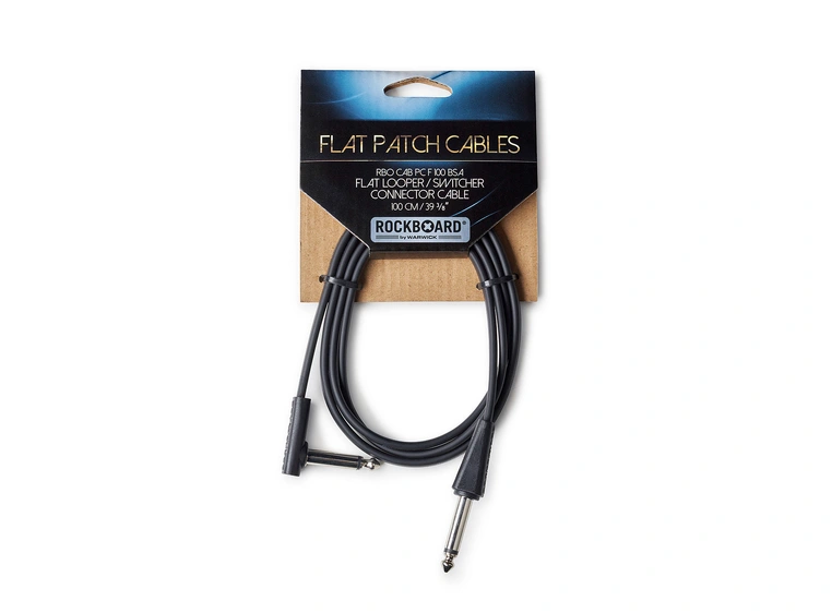 RockBoard Flat Patch Looper/Switcher Connector Cable - 100 cm / 39 3/8" 