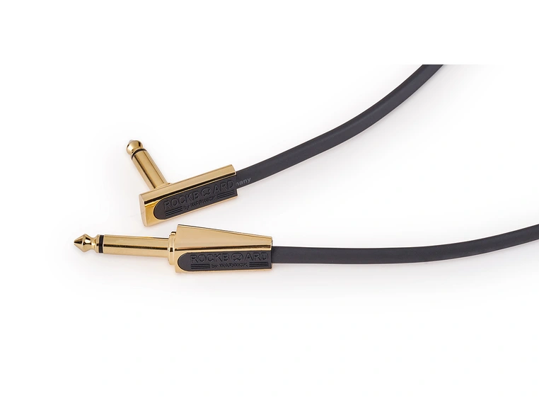 RockBoard Flat Patch Looper/Switcher Connector Cable, Gold Series- 20 cm 