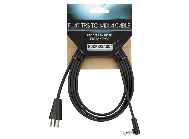 RockBoard Flat TRS to MIDI Cable, 150 cm TRS-MIDI Type A
